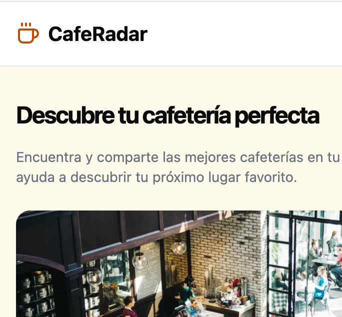 CaféRadar
